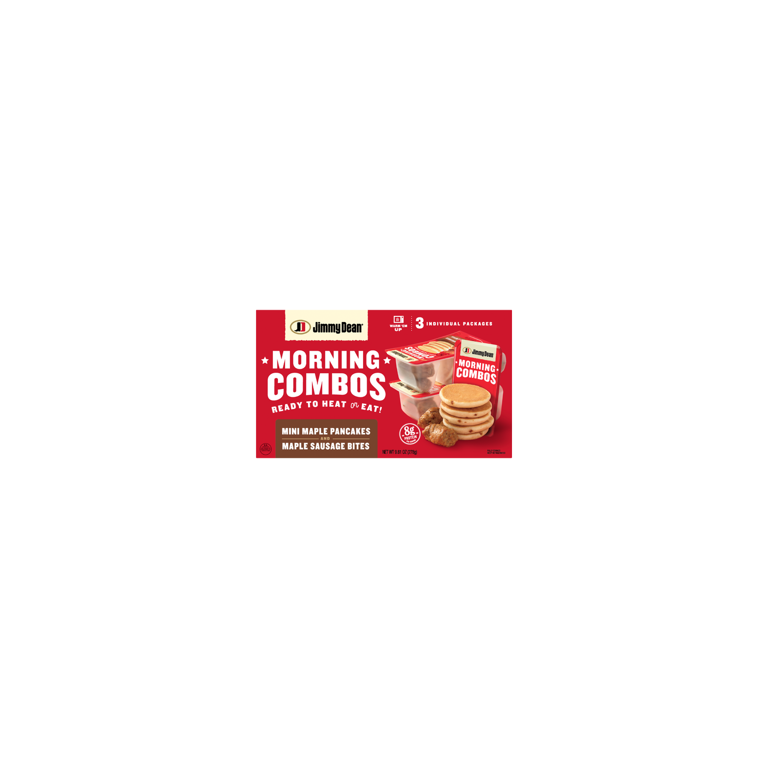 Jimmy Dean Morning Combos, Mini Maple Pancakes And Sausage Bites