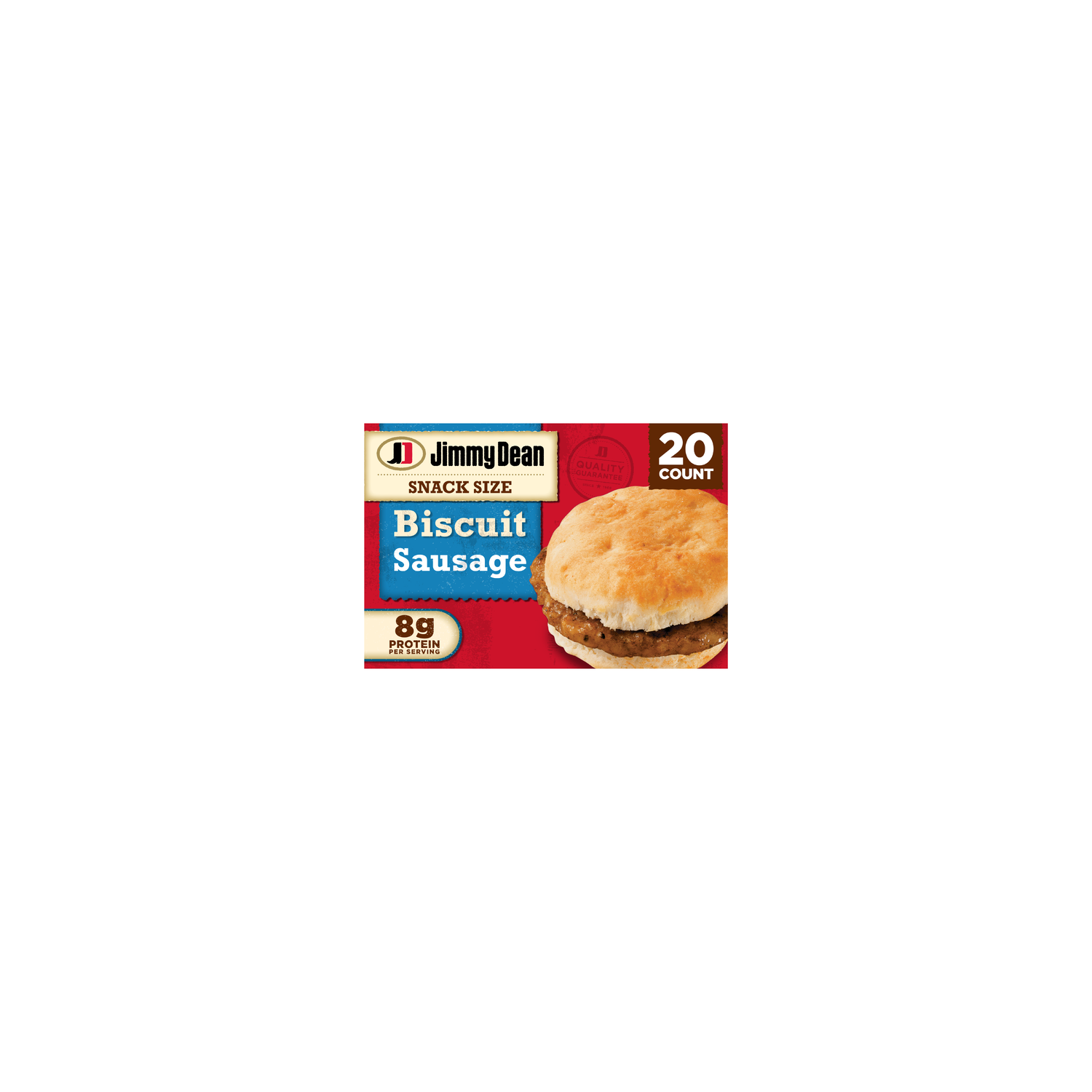 Jimmy Dean Snack Size Biscuit Breakfast Sandwiches With Sausage, Frozen - 34 Ounce Image 1 of 4