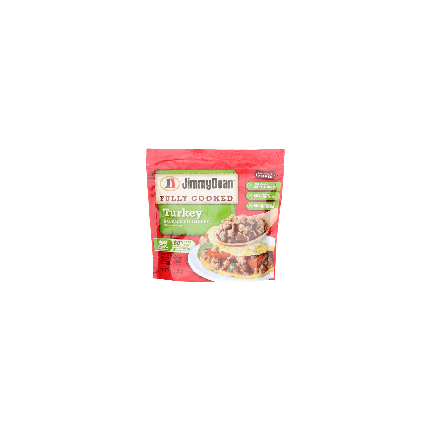 Jimmy Dean Fully Cooked Turkey Sausage Crumbles - 9.6 Ounce Image 1 of 4