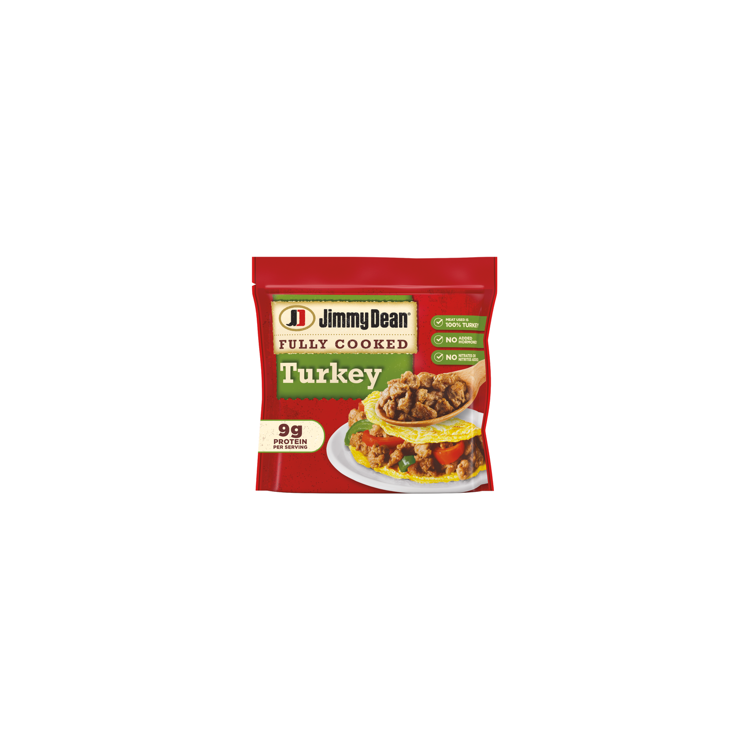 Jimmy Dean Fully Cooked Turkey Sausage Crumbles - 9.6 Ounce Image 1 of 4