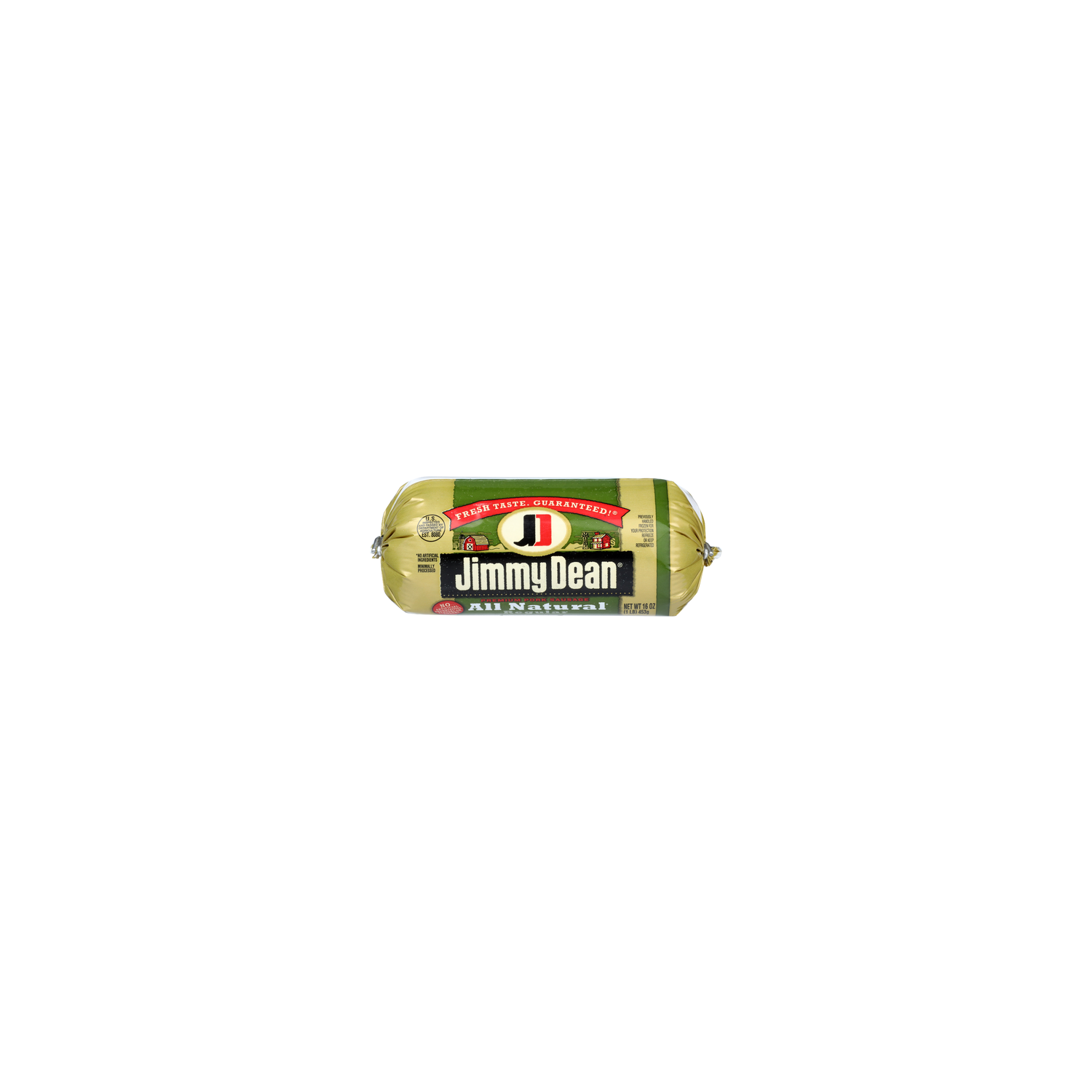 Jimmy Dean Regular All Natural Premium Pork Sausage - 16 Ounce Image 1 of 4