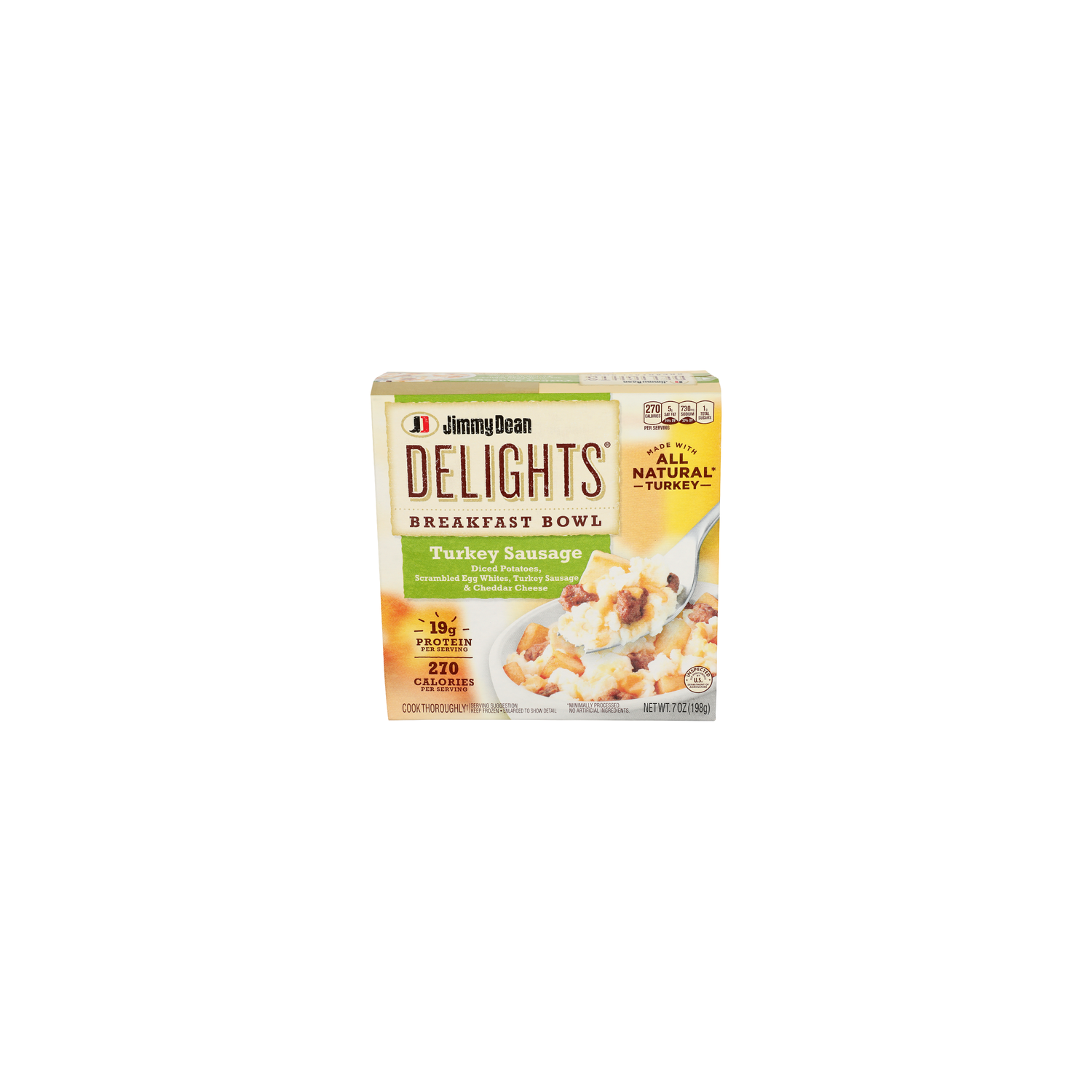 Jimmy Dean Delights Turkey Sausage Bowl - 7 Ounce Image 1 of 4