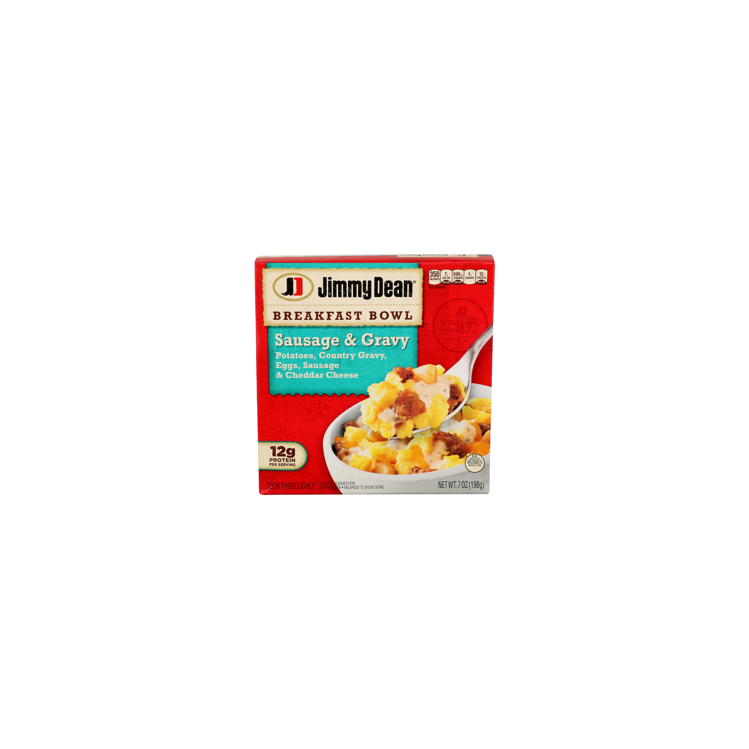 Jimmy Dean Breakfast Bowl Potatoes, Country Gravy, Eggs, Sausage & Cheddar Cheese - 7 Ounce Image 1 of 4