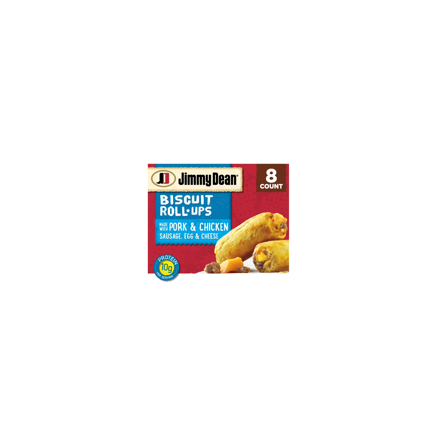 Jimmy Dean Biscuit Roll-Ups, Sausage, Frozen Breakfast - 8 Count Image 1 of 4