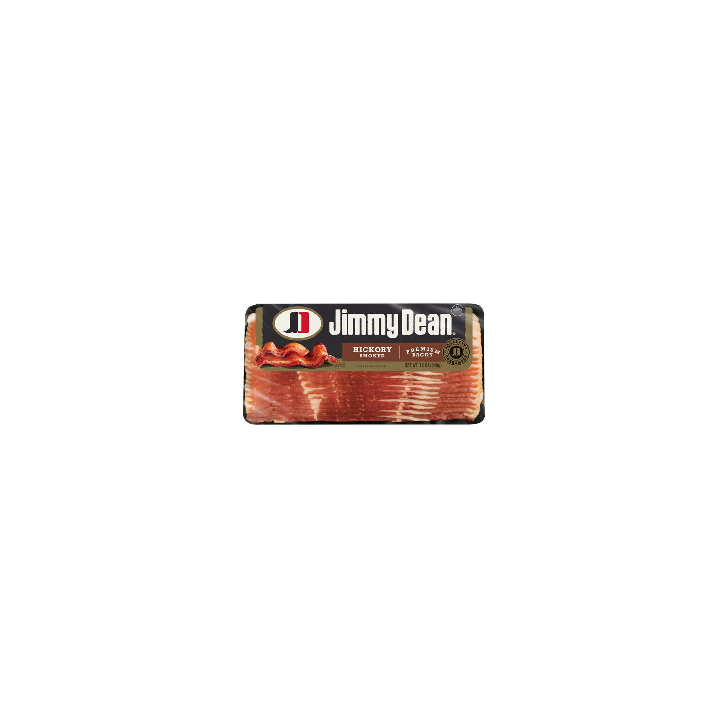 Jimmy Dean Premium Hickory Smoked Bacon - 12 Ounce Image 1 of 2
