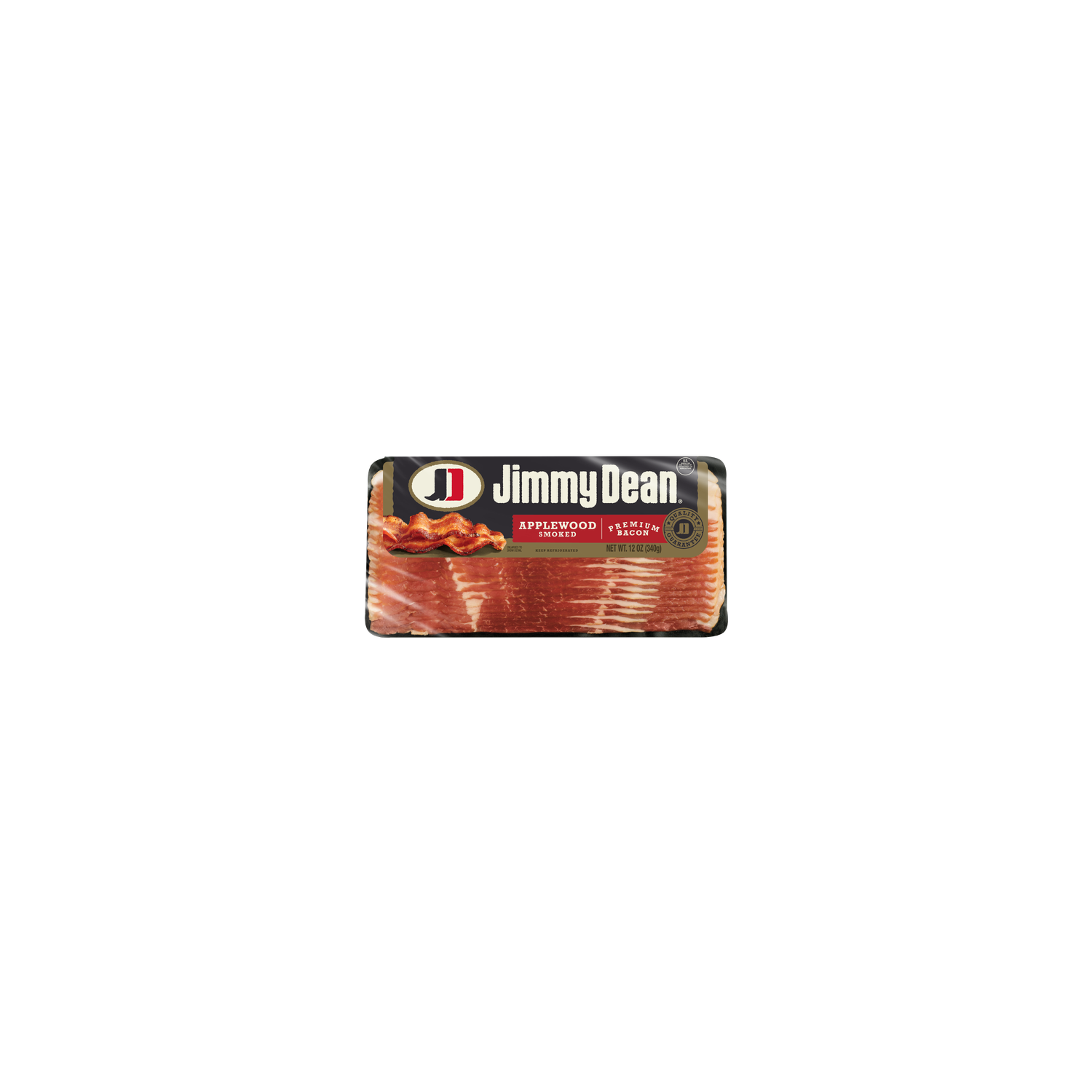 Jimmy Dean Premium Applewood Smoked Bacon - 12 Ounce Image 1 of 2