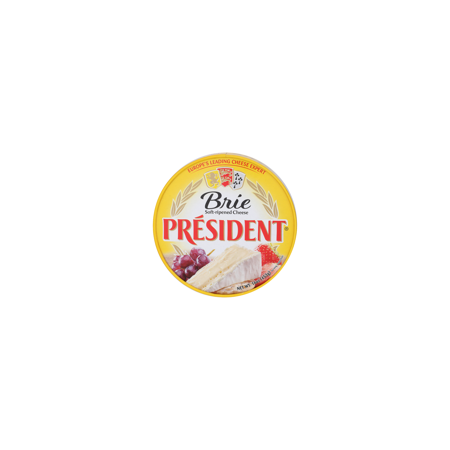 President Brie Soft-Ripened Cheese - 16 Ounce Image 1 of 4