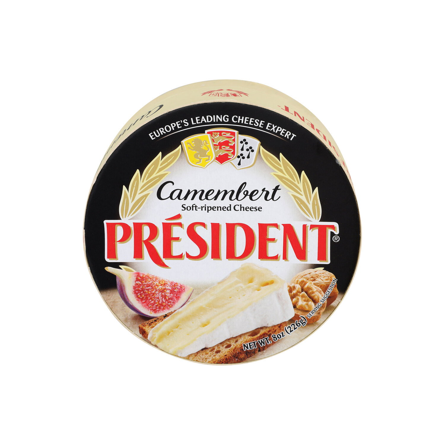 President Soft-Ripened Cheese Camembert - 8 Ounce Image 1 of 4