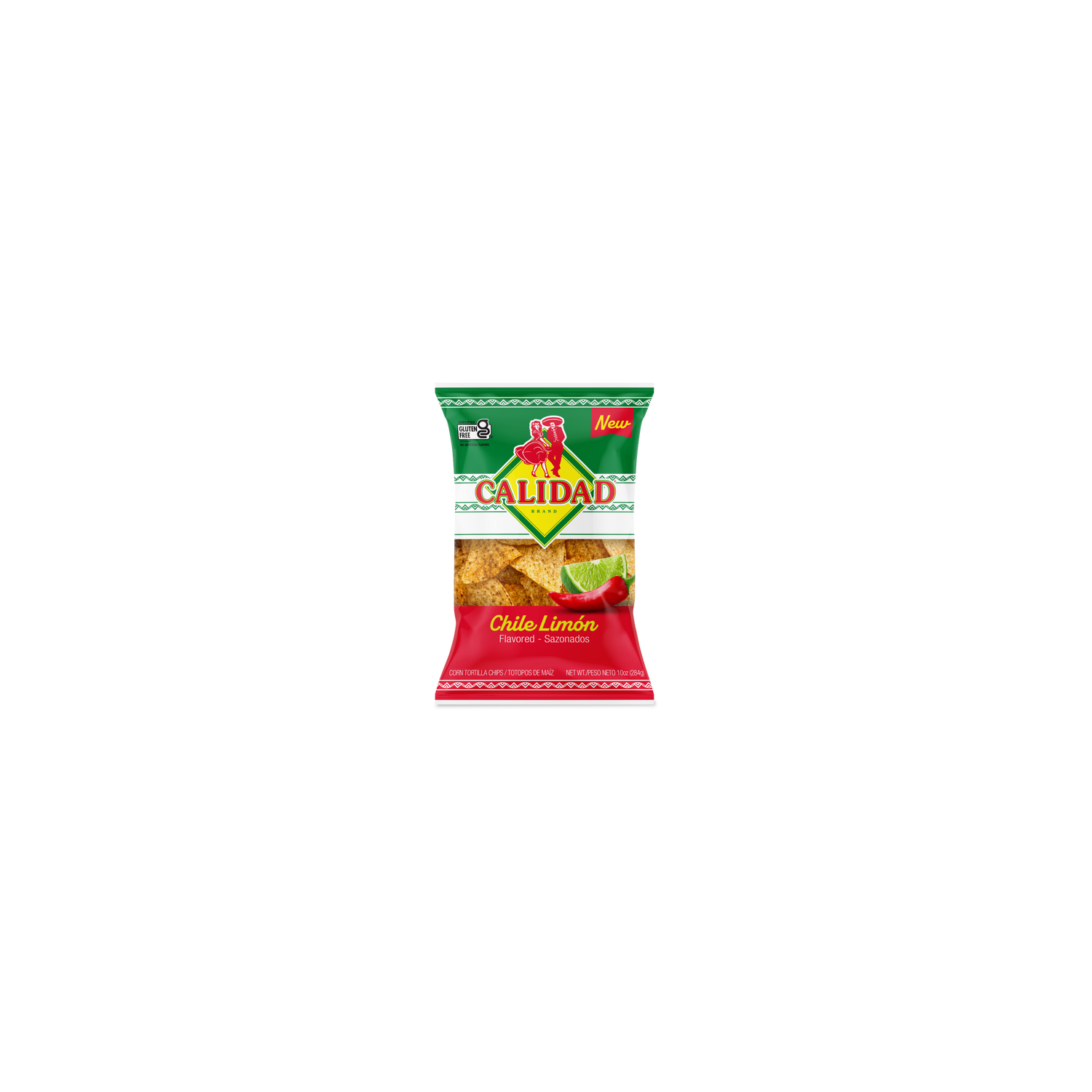 Calidad Chile Limon Tortilla Chips, Bag - 10 Ounce