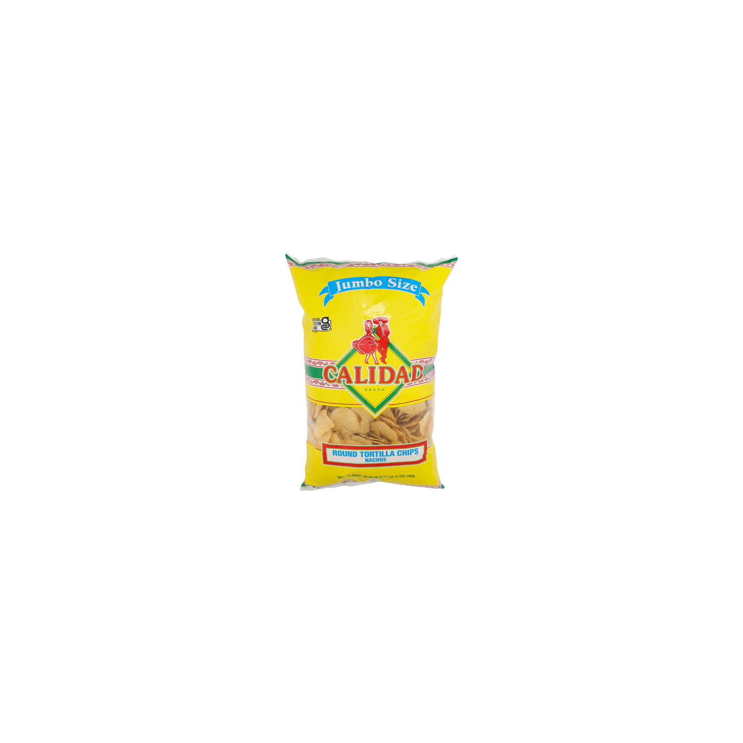 Calidad Brand Round Tortilla Chips Nachos - 28 Ounce Image 1 of 4