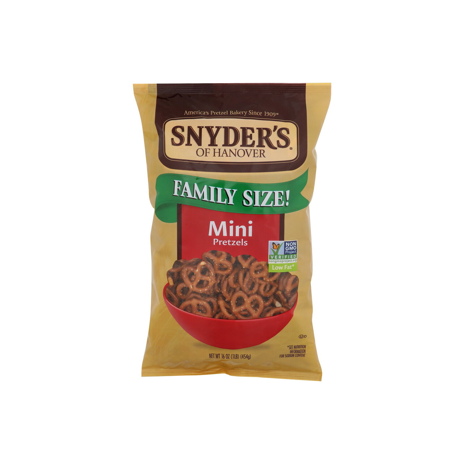 Snyder's Of Hanover Mini Pretzels Original - 16 Ounce Image 1 of 4