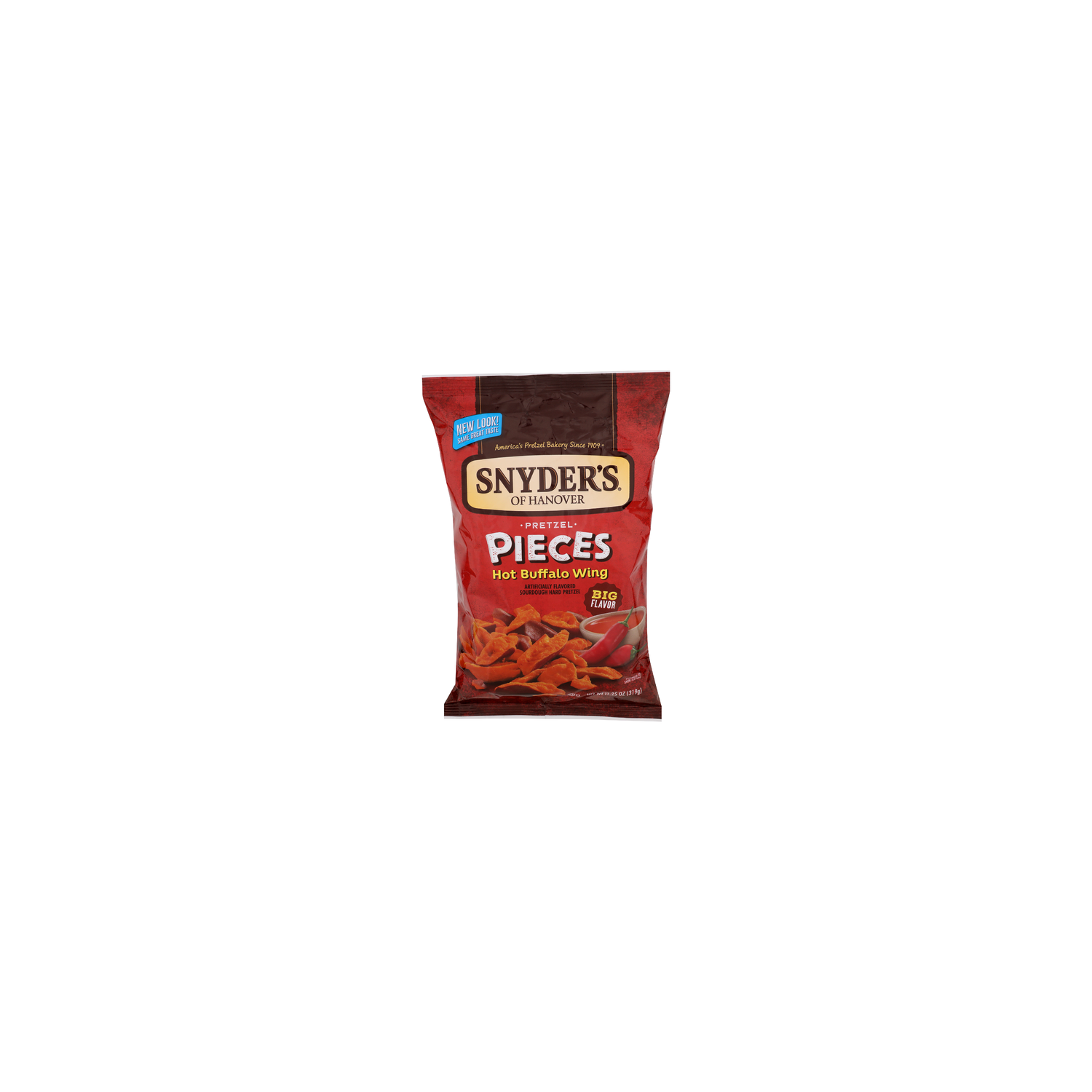 SNYDER's Of Hanover Hot Buffalo Wing Sourdough Hard Pretzel Pieces - 11.25 Ounce Image 1 of 4