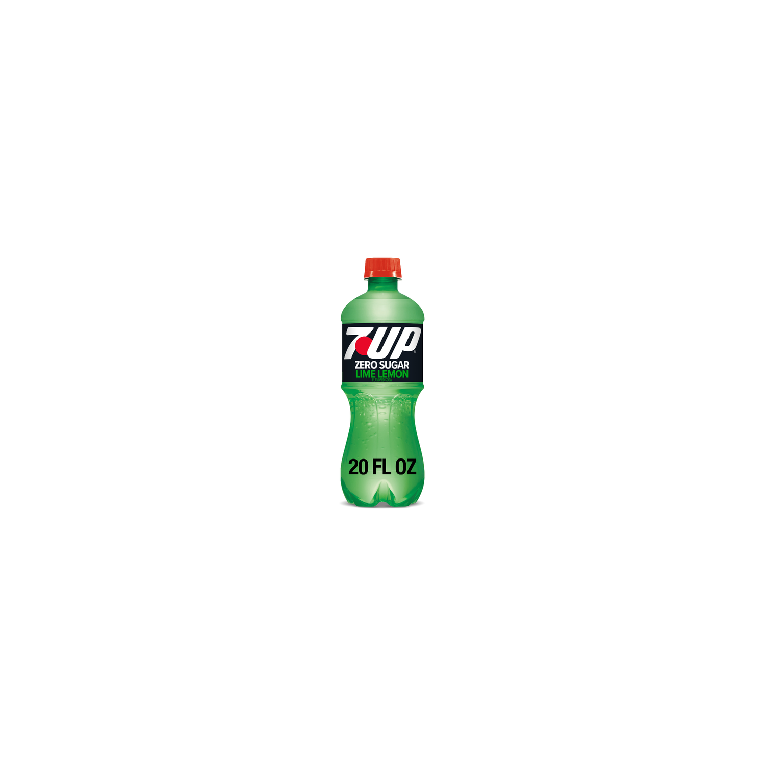 7UP Zero Sugar Lime Lemon Soda - 20 Fluid Ounce Image 1 of 3