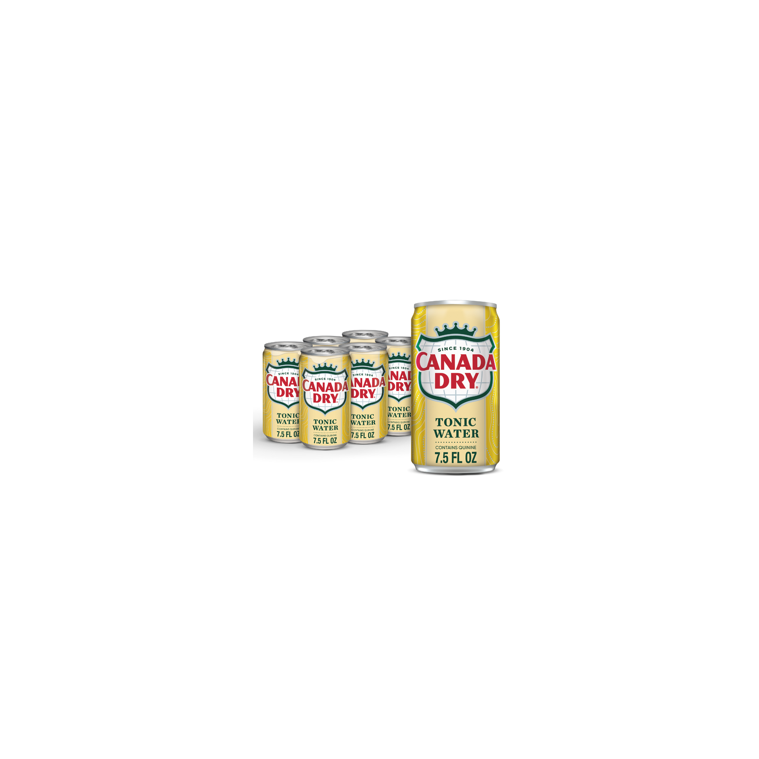 Canada Dry Tonic Water Mini - 1.25 Fluid Ounce - 6 Count Image 1 of 3