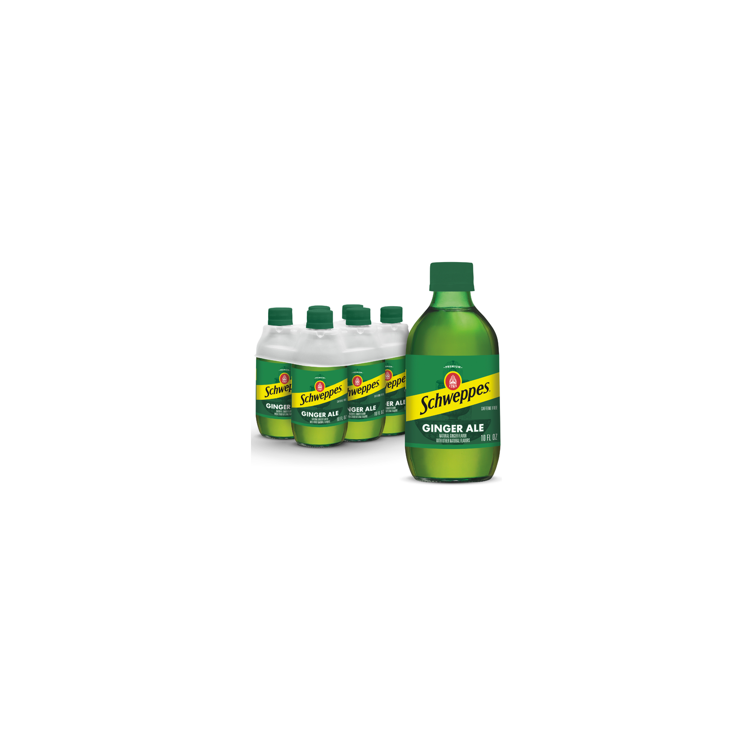 Schweppes Ginger Ale Soda - 1.667 Fluid Ounce - 6 Count Image 1 of 3