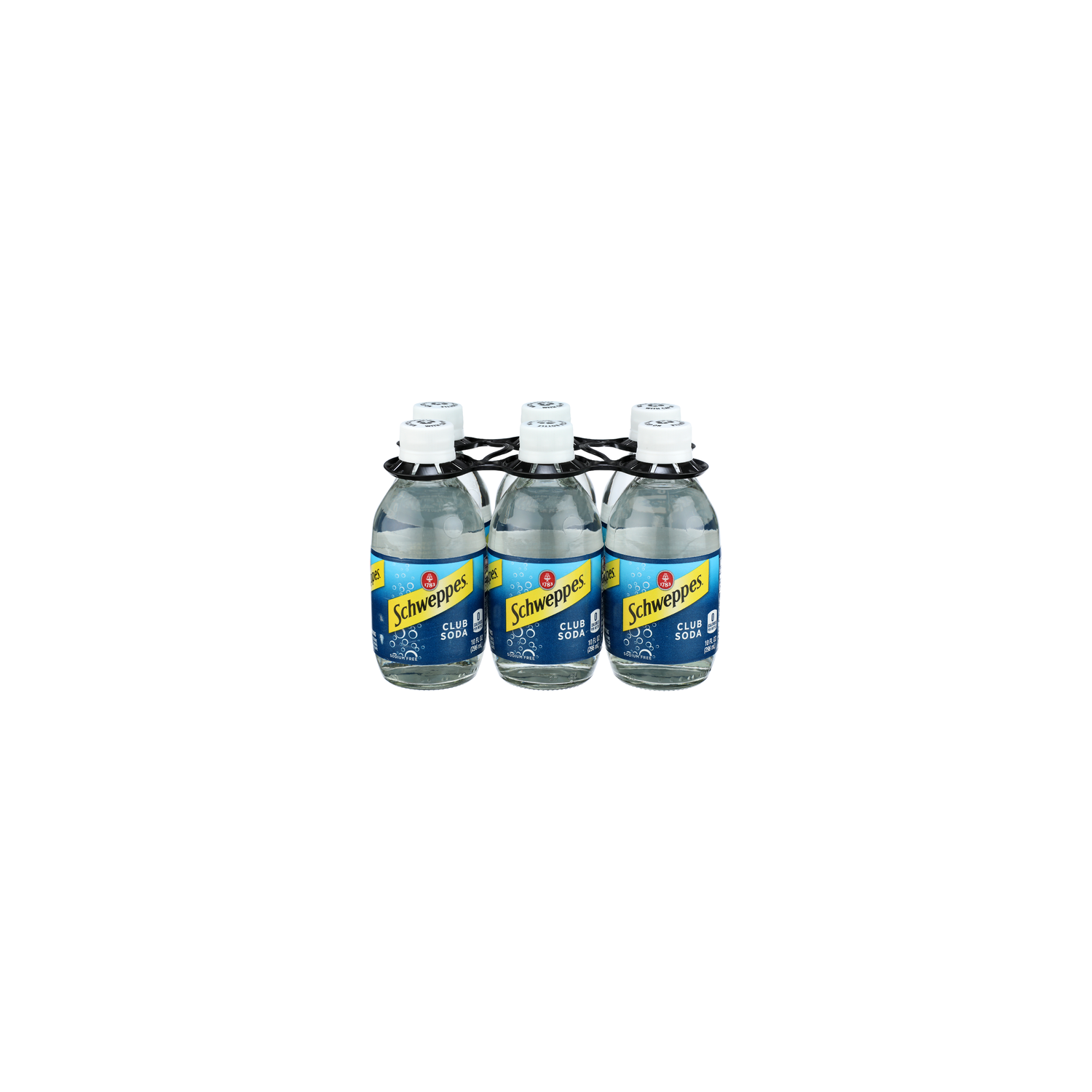 Schweppes Club Soda - 10 Fluid Ounce - 6 Count - Brookshire's