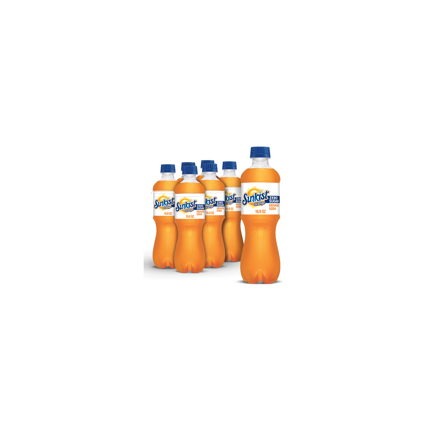 Sunkist Zero Sugar Orange Soda - 0.083 Liter - 6 Count Image 1 of 3
