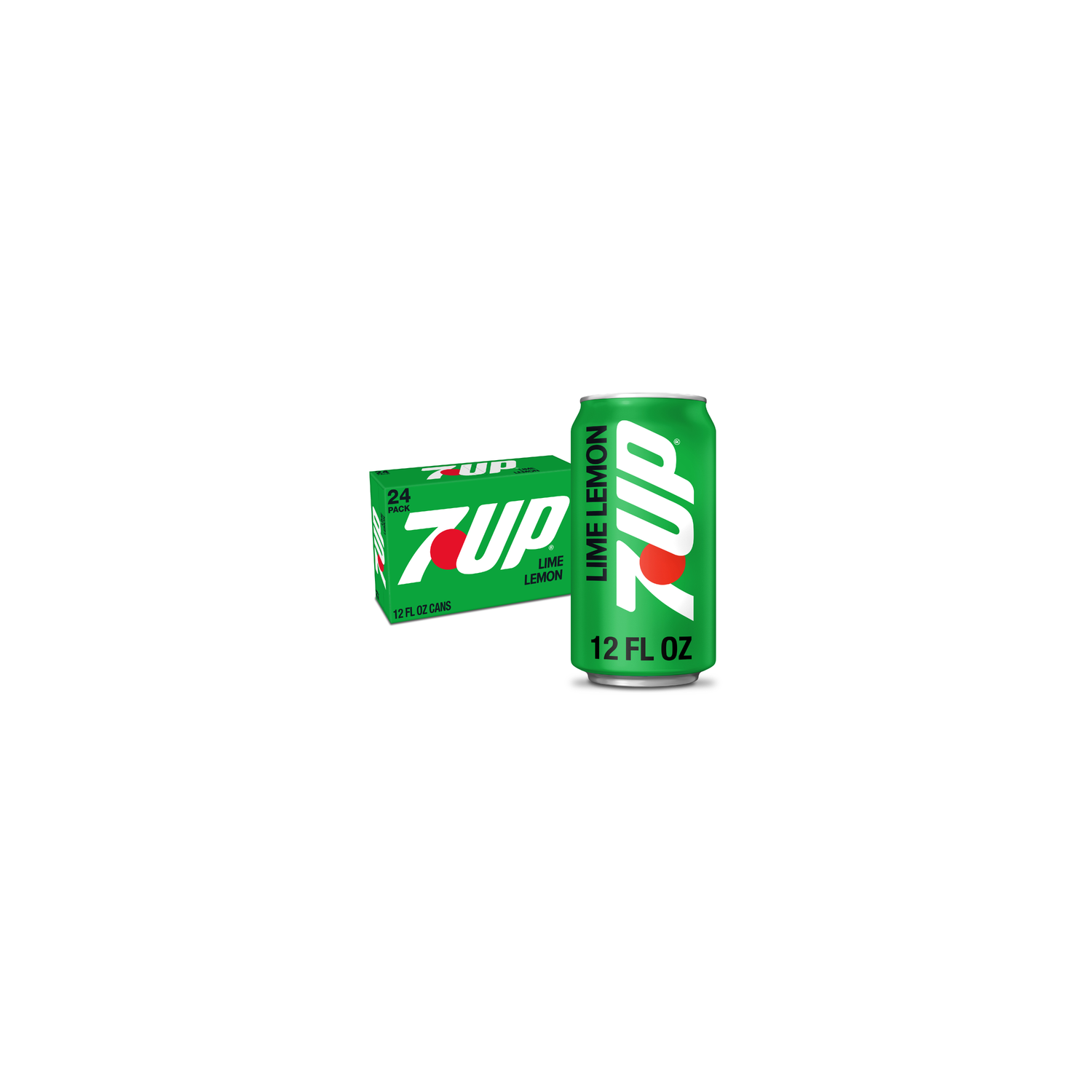 7UP Lime Lemon Soda - 0.5 Fluid Ounce - 24 Count Image 1 of 3