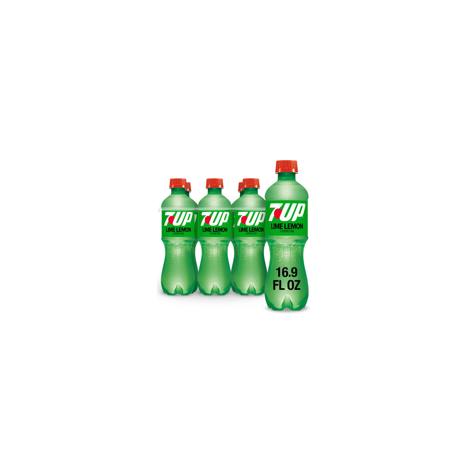 7UP Lime Lemon Soda - 0.083 Liter - 6 Count Image 1 of 3