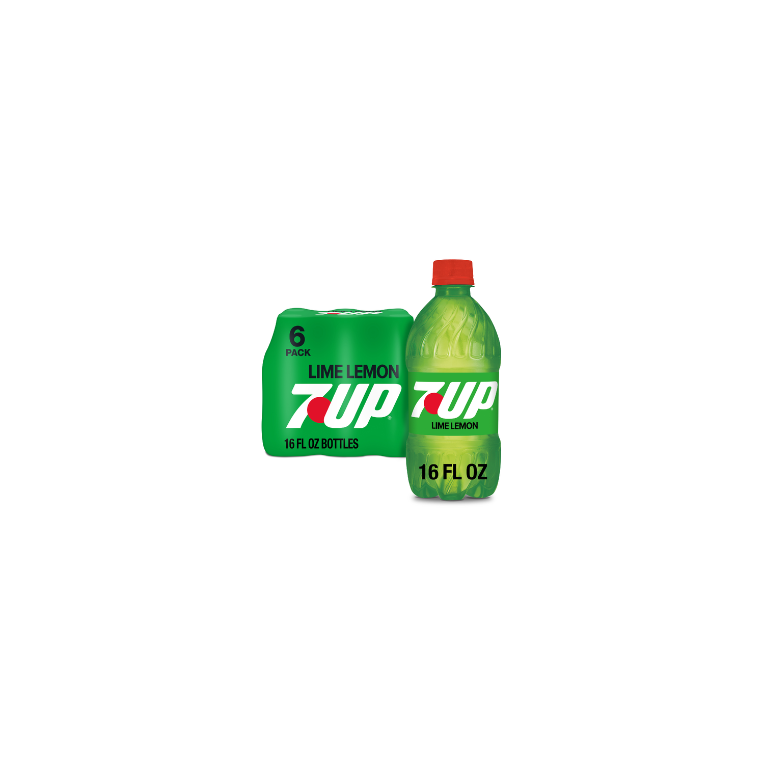 7UP Lime Lemon Soda - 2.667 Fluid Ounce - 6 Count Image 1 of 3