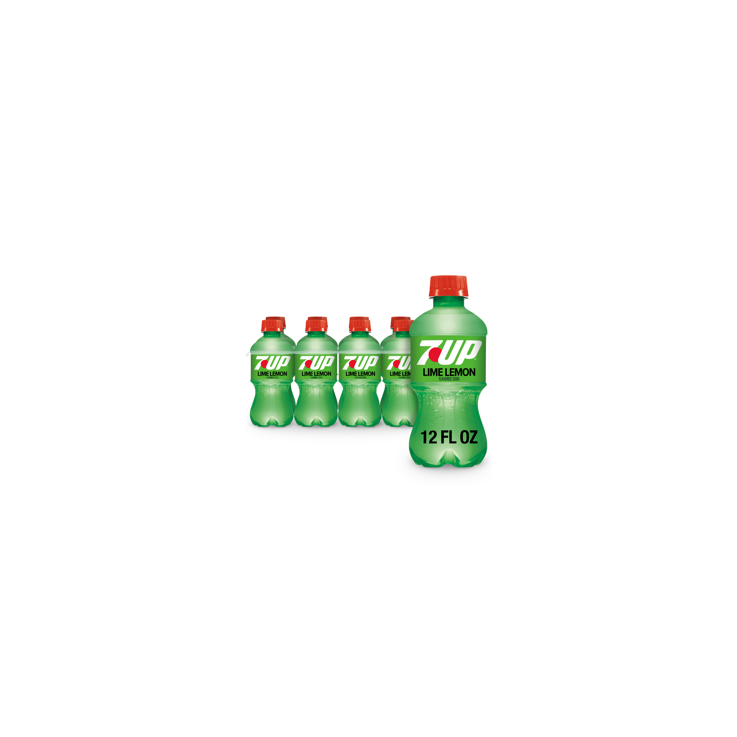 7UP Lime Lemon Soda - 1.5 Fluid Ounce - 8 Count Image 1 of 3