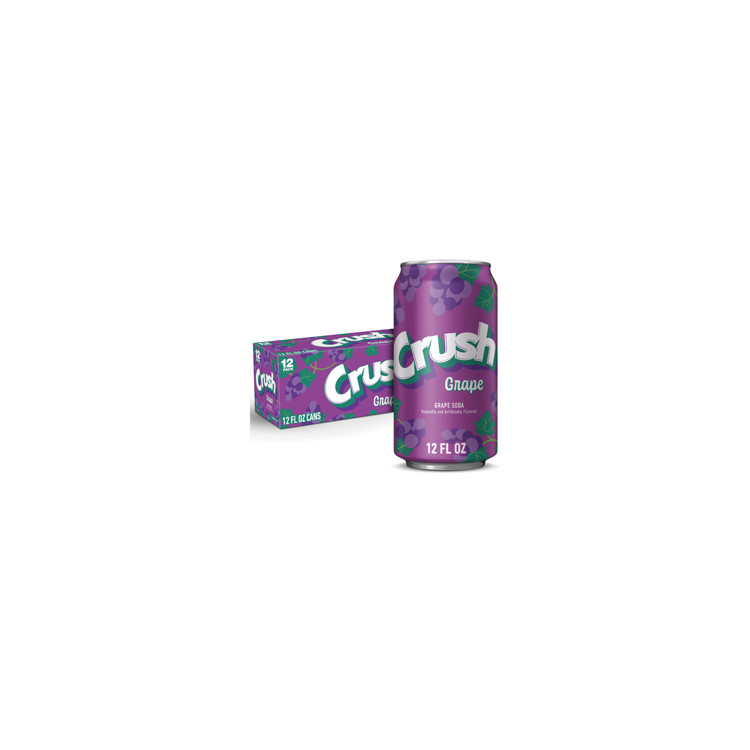 Crush Grape Soda - 12 Fluid Ounce Image 1 of 3