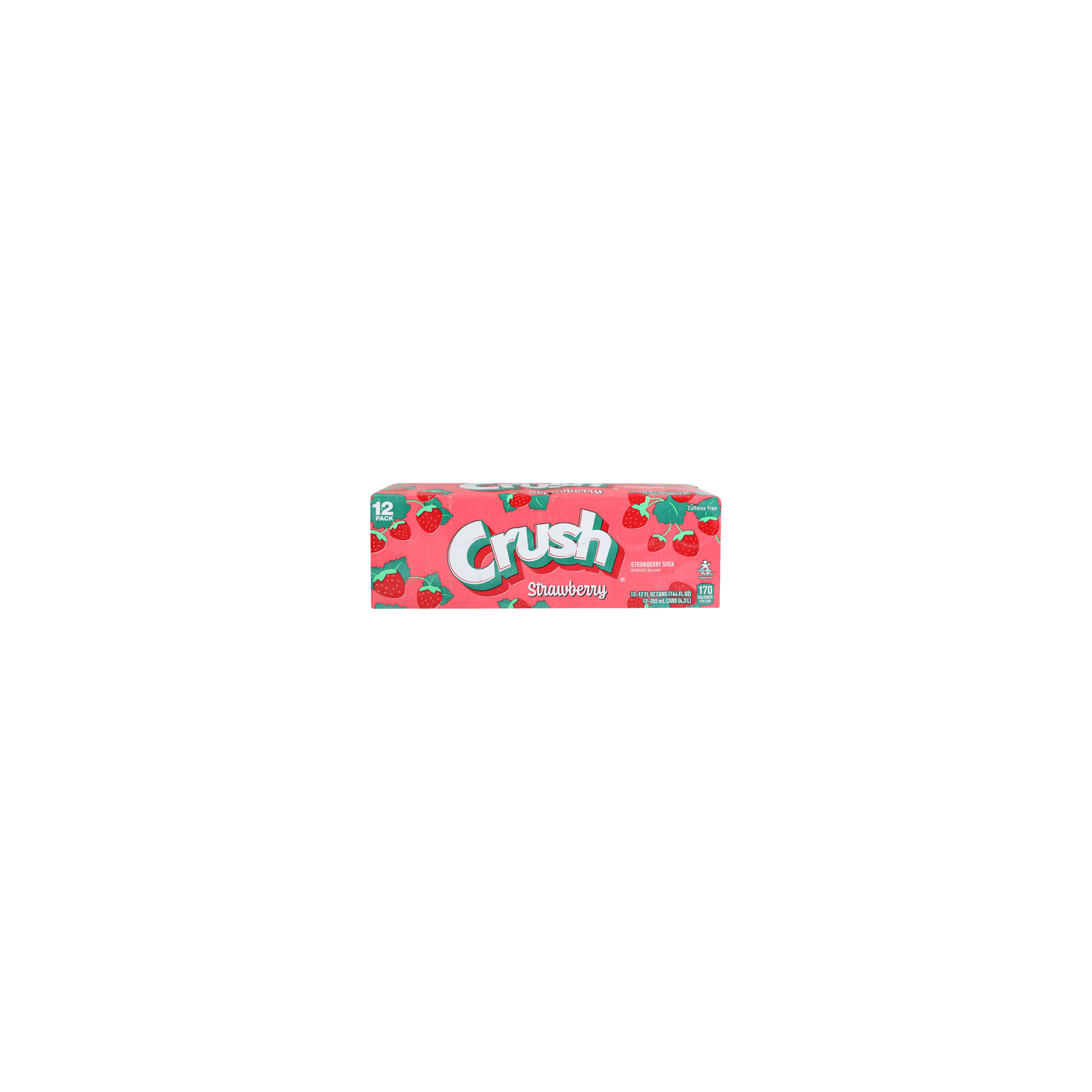 Crush Strawberry Soda - 12 Fluid Ounce - 12 Count Image 1 of 4