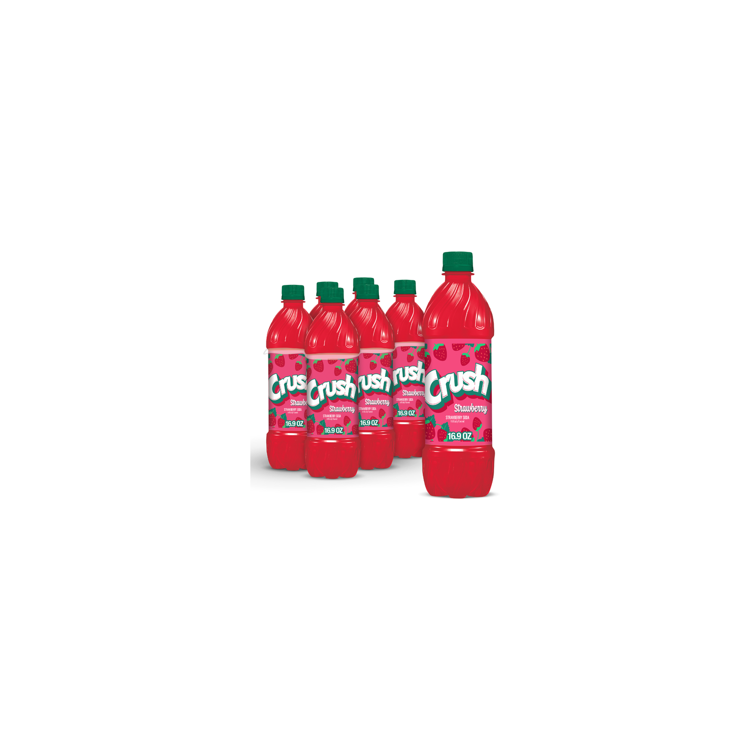 Crush Strawberry Soda - 0.083 Liter - 6 Count Image 1 of 3