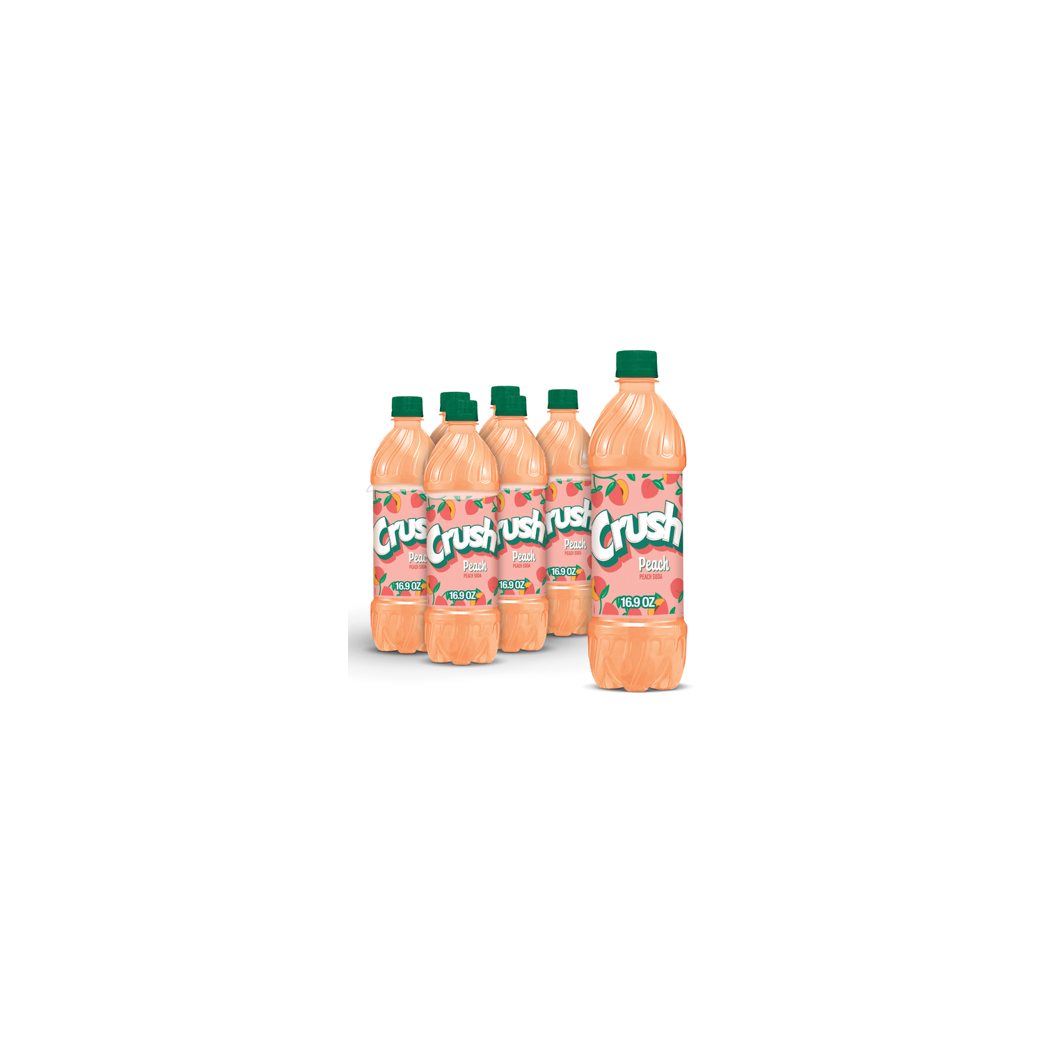 Crush Peach Soda - 0.083 Liter - 6 Count Image 1 of 3