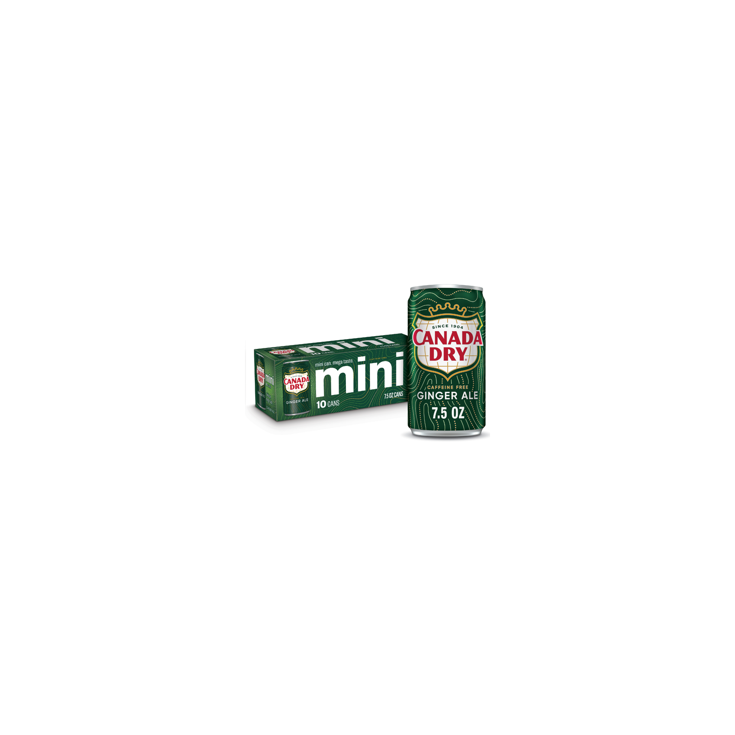 Canada Dry Ginger Ale Soda Mini - 0.75 Fluid Ounce - 10 Count Image 1 of 3