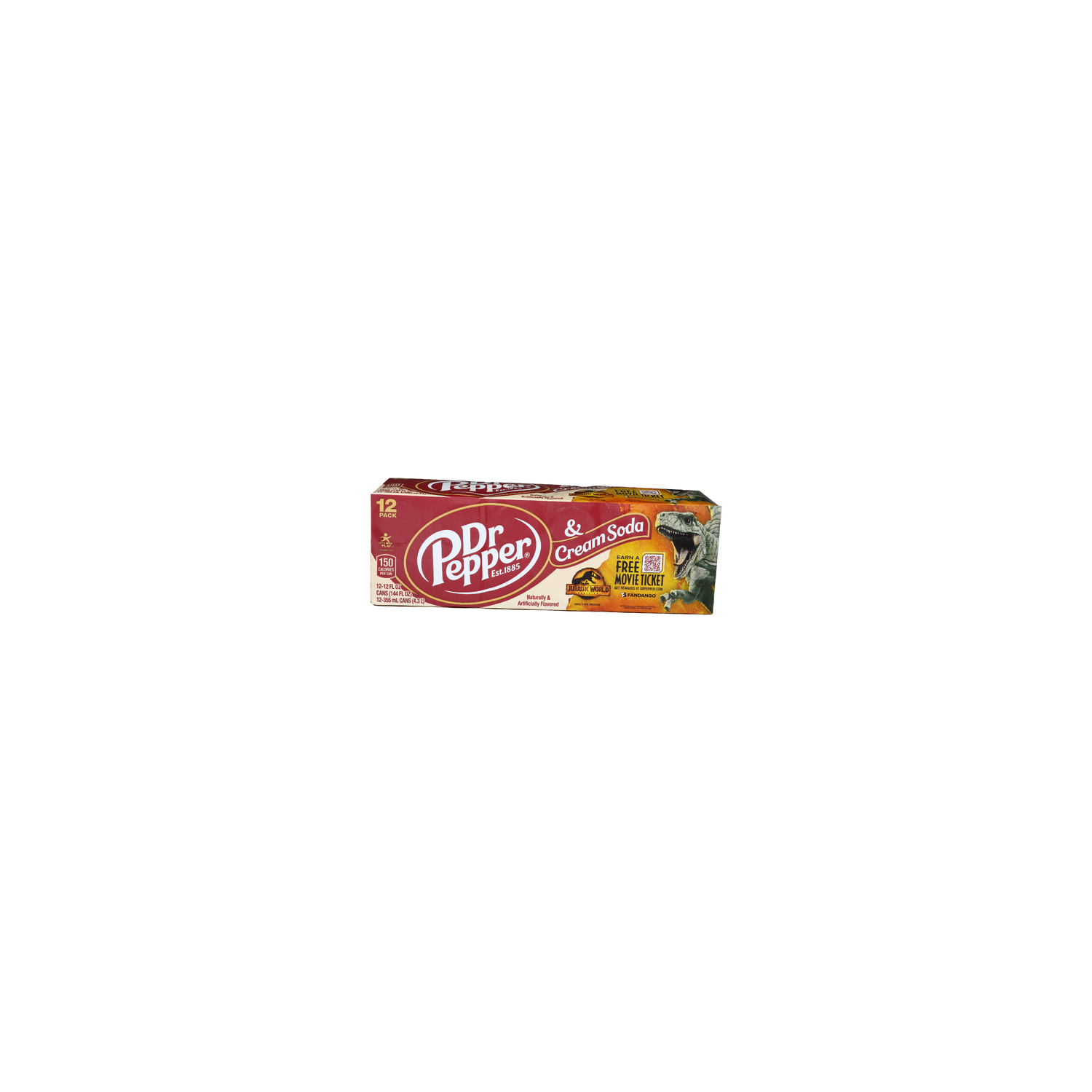 Dr Pepper Cream Soda - 12 Fluid Ounce - 12 Count Image 1 of 4