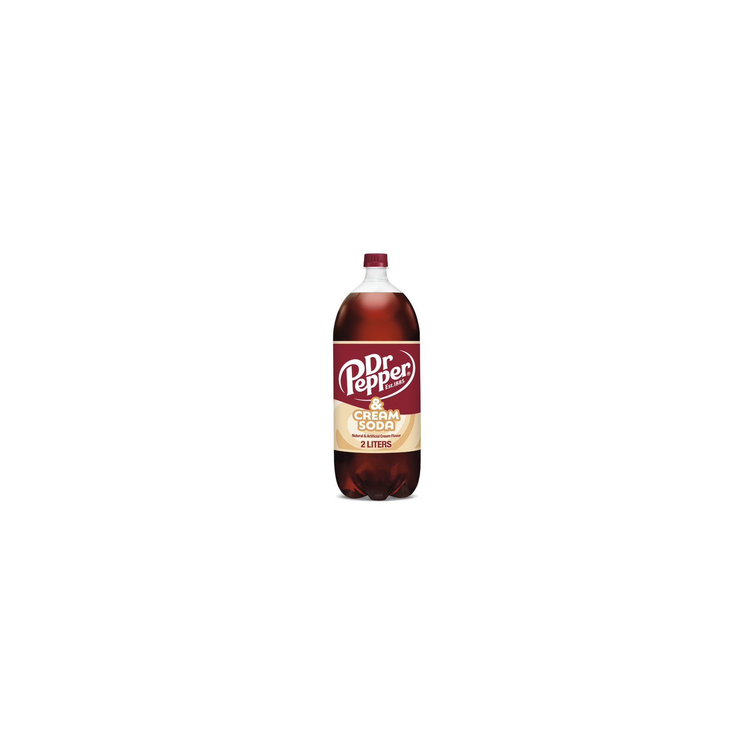 Dr Pepper & Cream Soda - 2 Liter Image 1 of 3