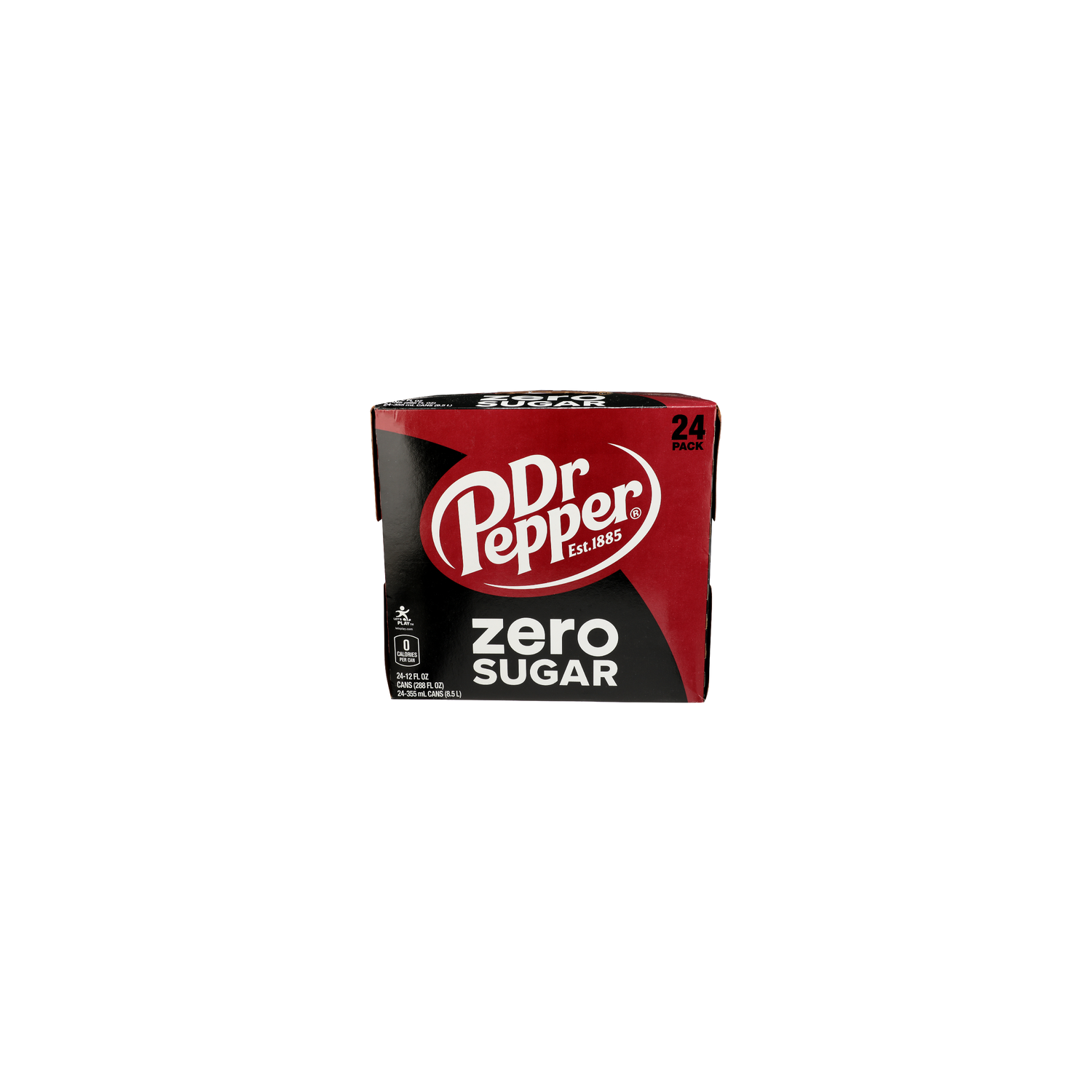 Dr Pepper Soda Zero Sugar - 12 Fluid Ounce - 24 Count - Brookshire's