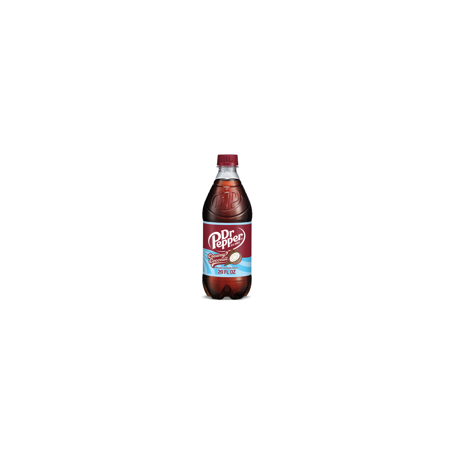 Dr Pepper Creamy Coconut Soda - 20 Fluid Ounce Image 1 of 3