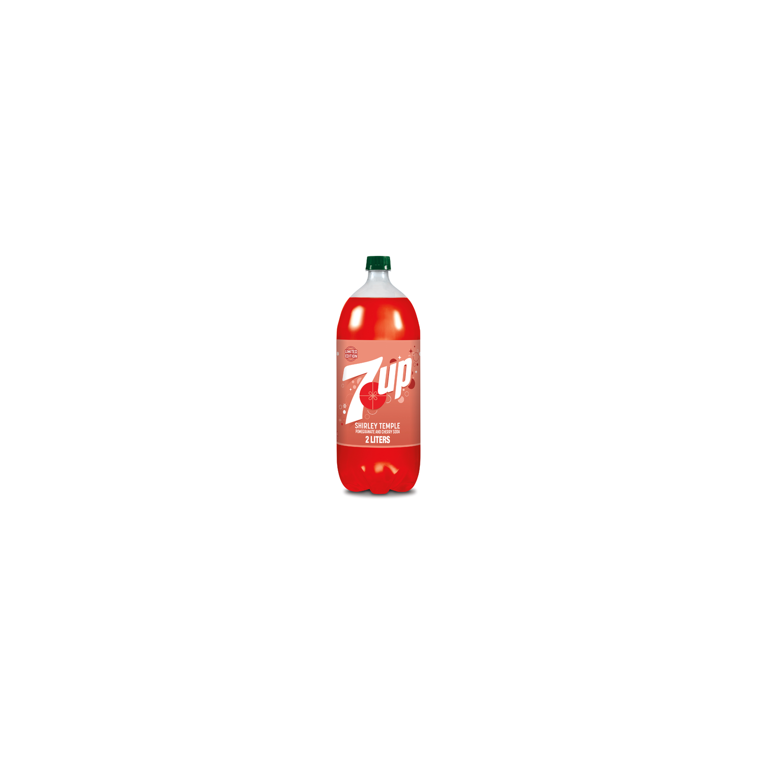 7UP Shirley Temple Pomegranate And Cherry Flavored Soda - 2 Liter Image 1 of 3