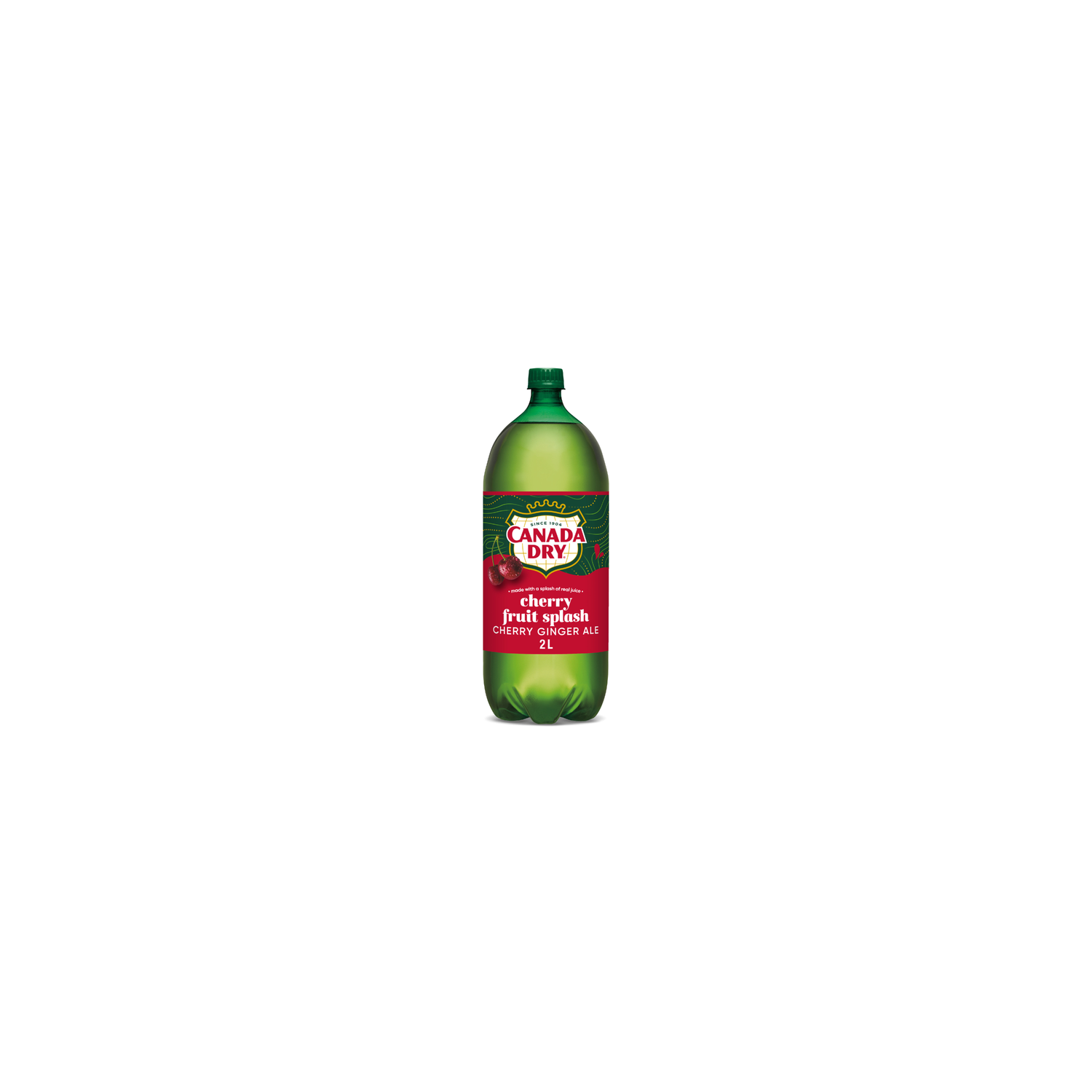 Canada Dry Fruit Splash Cherry Ginger Ale Soda - 2 Liter Image 1 of 3