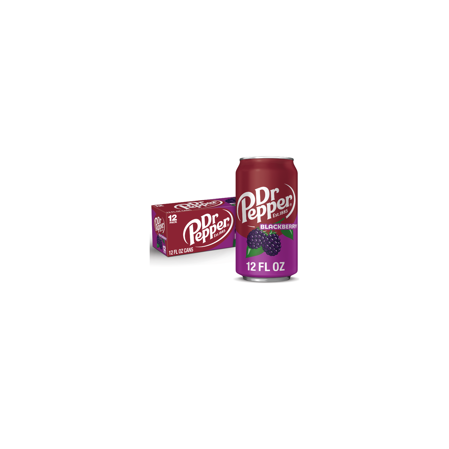 Dr Pepper Blackberry Soda - 12 Fluid Ounce Image 1 of 3