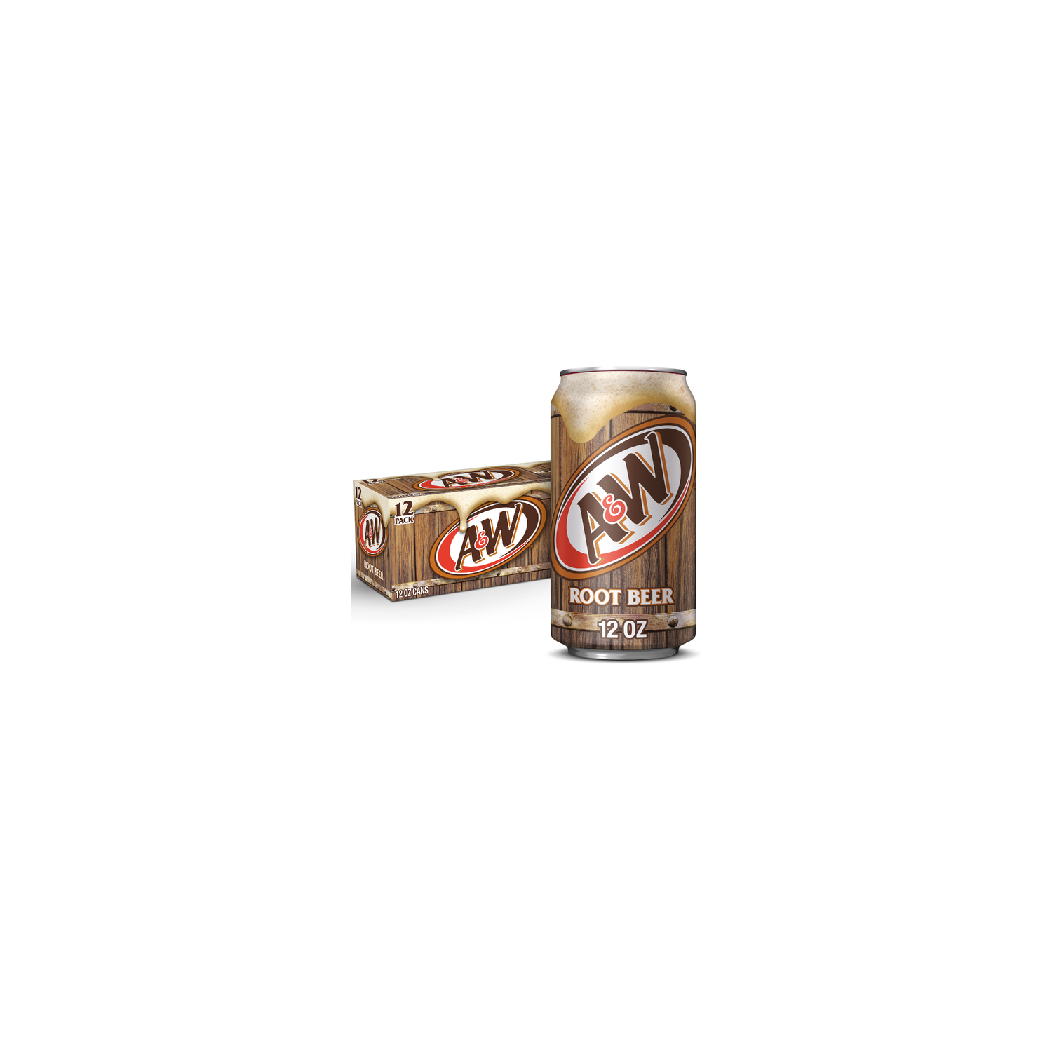 A&W Root Beer Soda - 12 Fluid Ounce Image 1 of 3