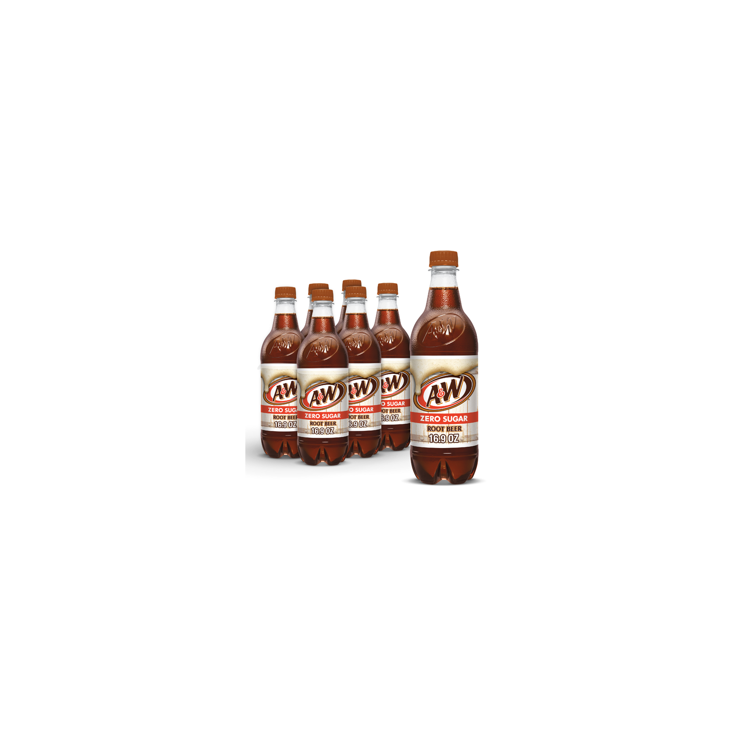 A&W Zero Sugar Root Beer Soda - 0.083 Liter - 6 Count Image 1 of 3