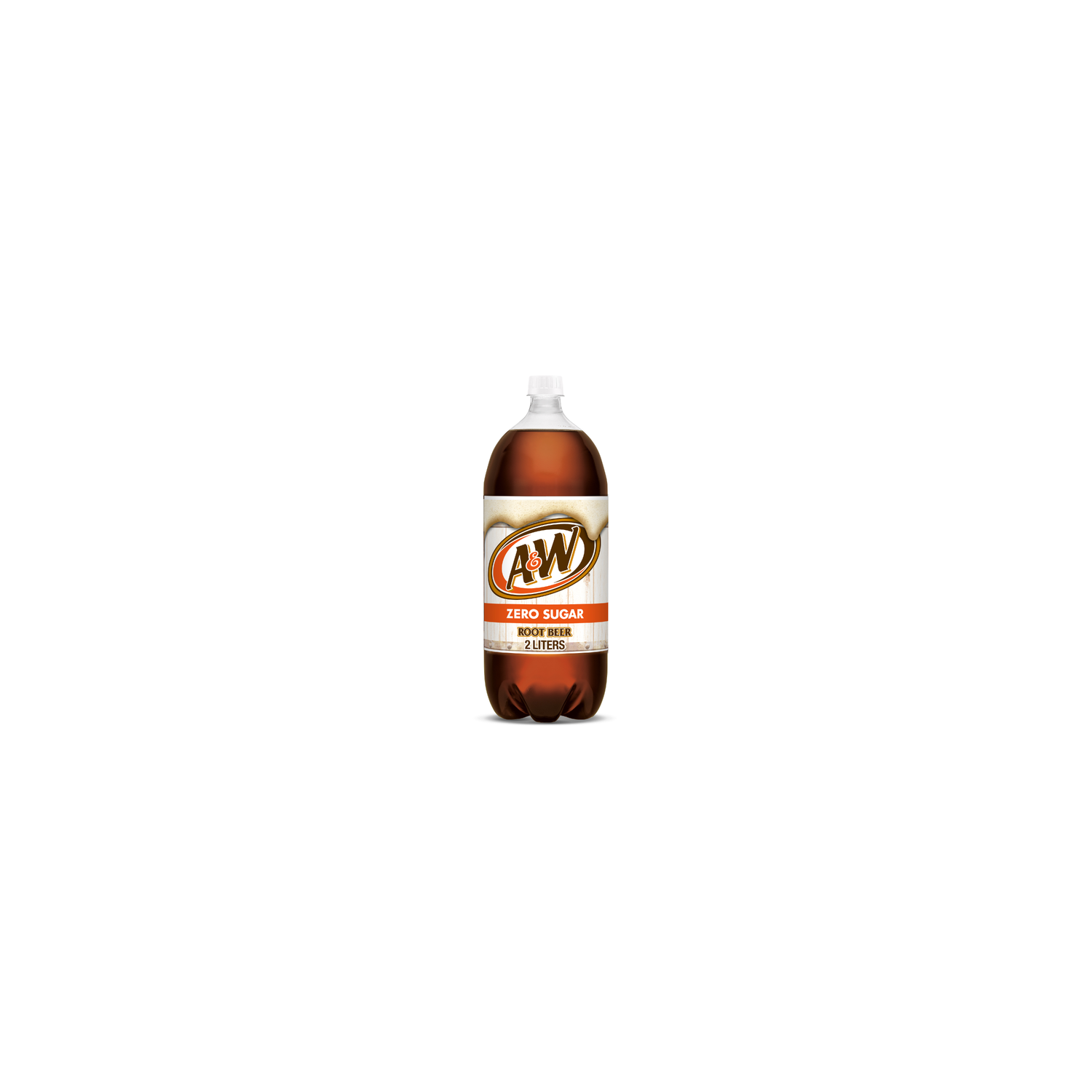 A&W Zero Sugar Root Beer Soda - 2 Liter Image 1 of 3