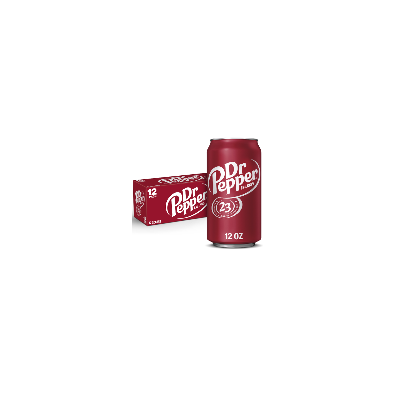 Dr Pepper Soda - 12 Fluid Ounce Image 1 of 3