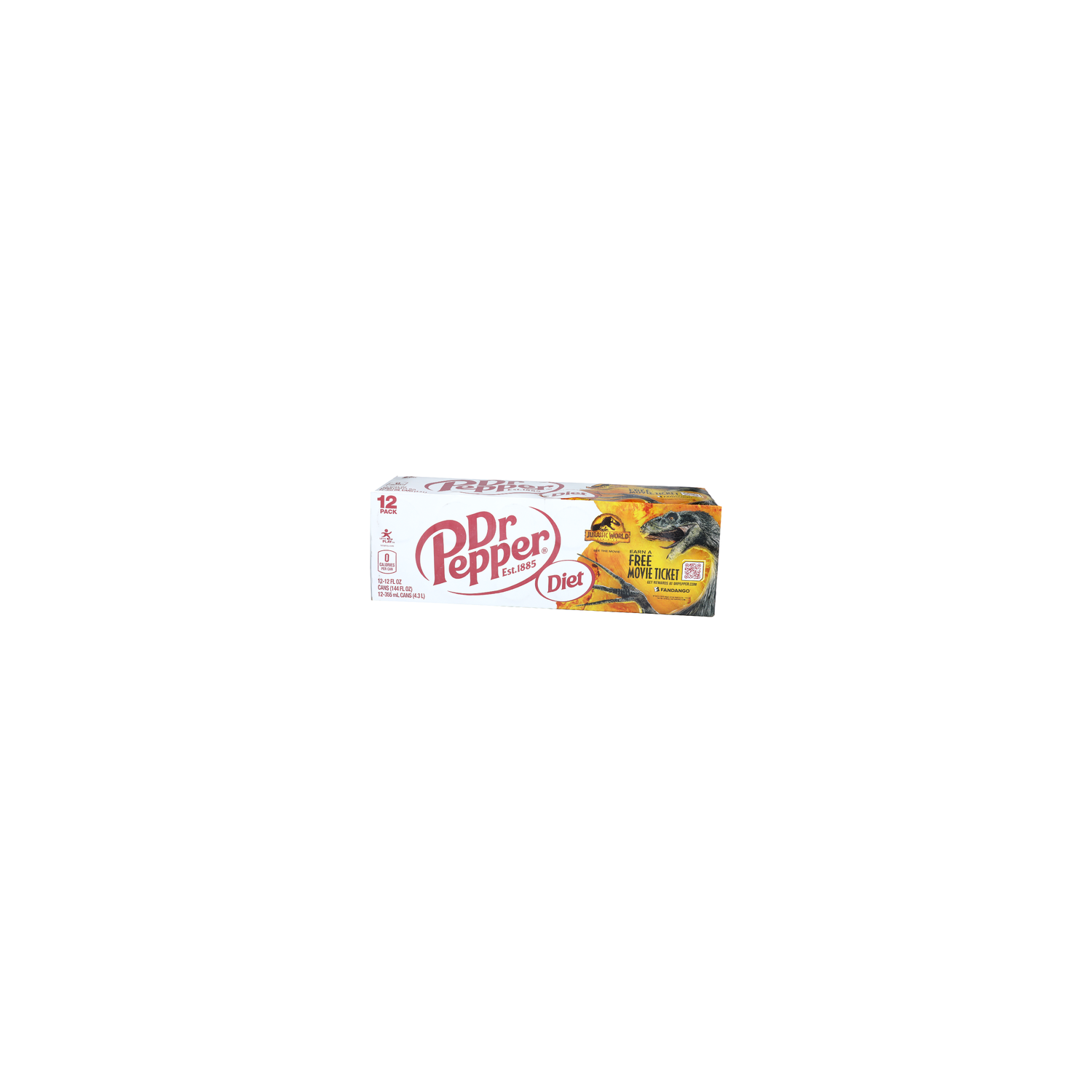 Dr Pepper Diet Soda - 12 Fluid Ounce - 12 Count Image 1 of 4