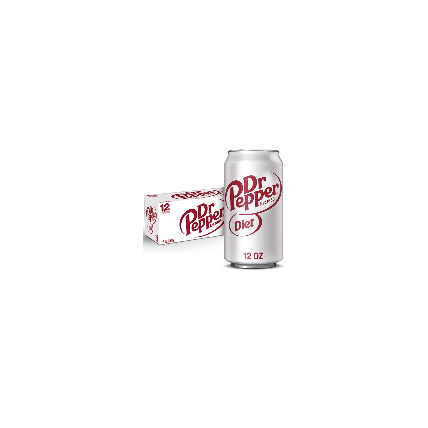 Dr Pepper Diet Soda - 12 Fluid Ounce Image 1 of 3
