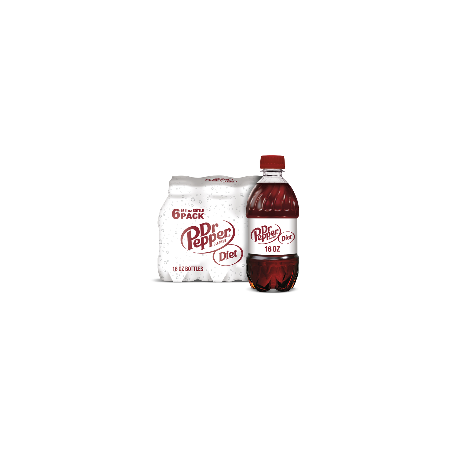 Dr Pepper Diet Soda - 2.667 Fluid Ounce - 6 Count Image 1 of 3