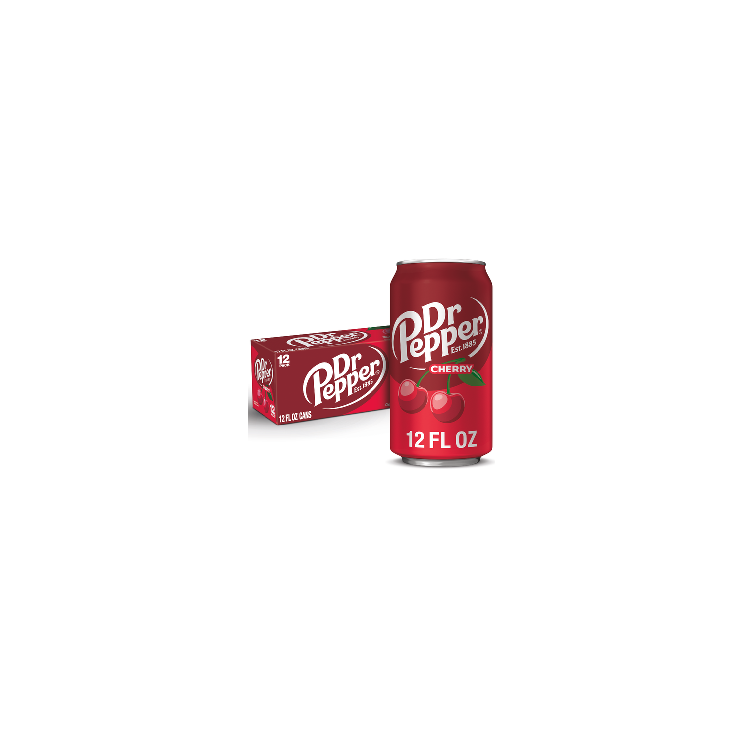 Dr Pepper Cherry Soda - 12 Fluid Ounce Image 1 of 3
