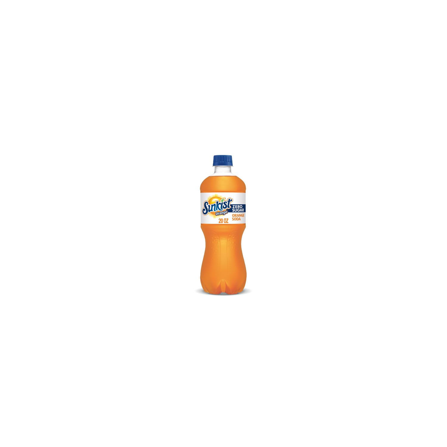 Sunkist Zero Sugar Orange Soda - 20 Fluid Ounce Image 1 of 3