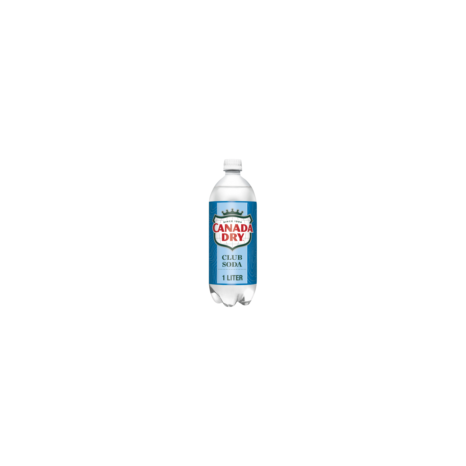 Canada Dry Club Soda - 1 Liter Image 1 of 3