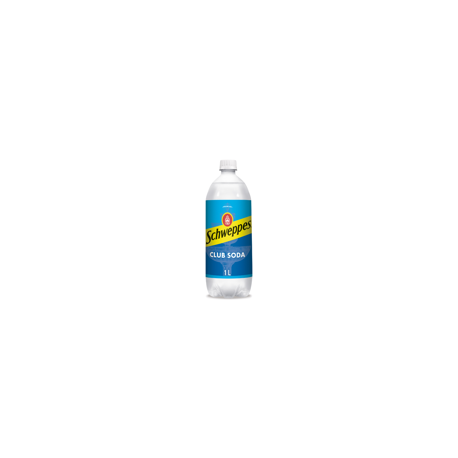 Schweppes Club Soda - 1 Liter Image 1 of 3