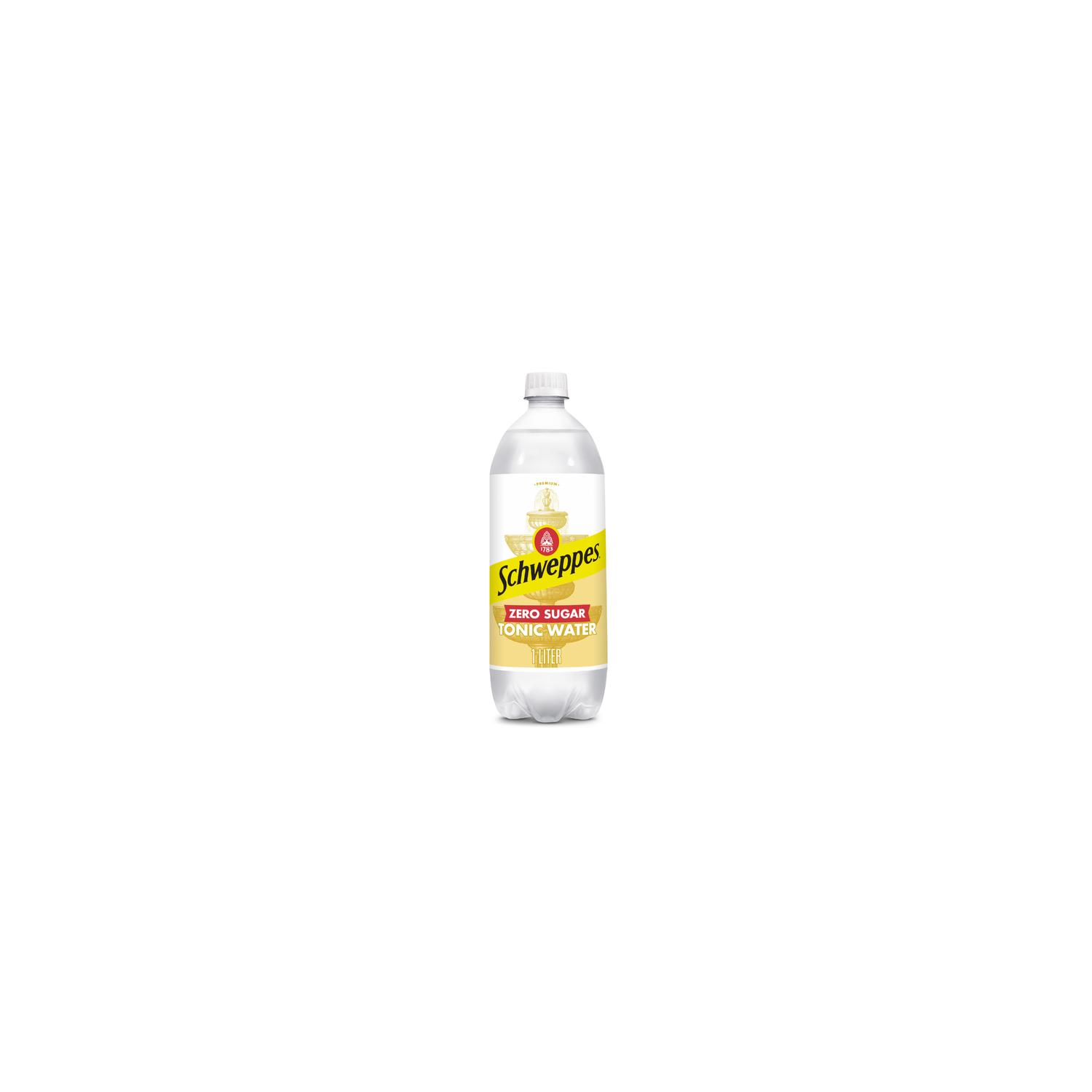Schweppes Zero Sugar Tonic Water - 1 Liter Image 1 of 3