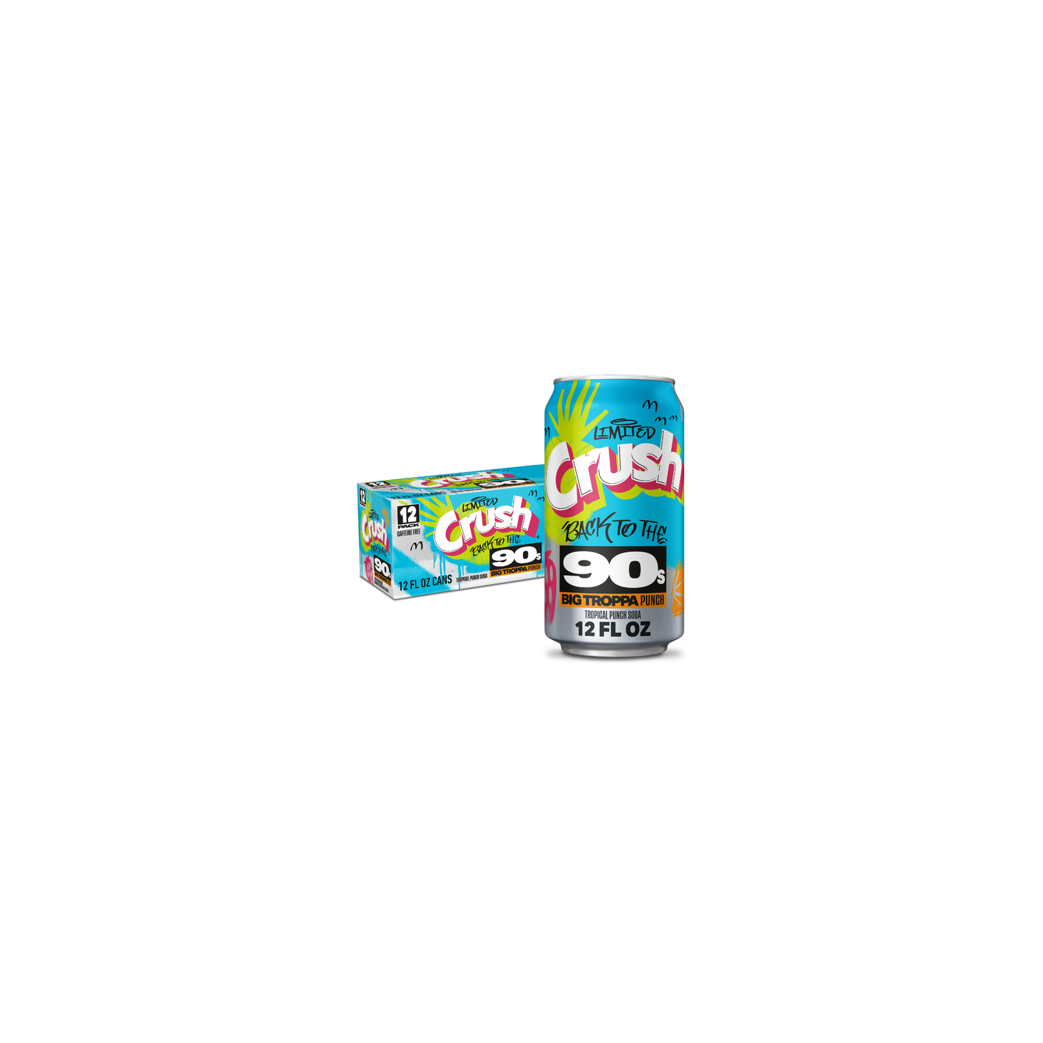 Crush Back To The Big Troppa Punch Soda - 12 Fluid Ounce Image 1 of 3